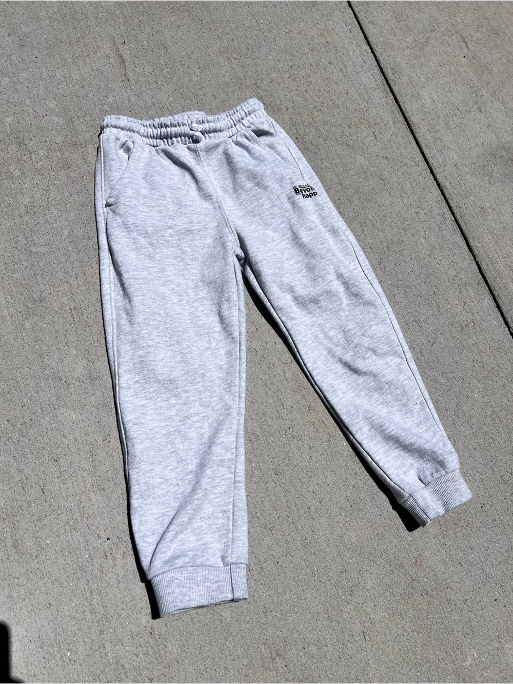 Zara Kids Gray Sweat Jogger Pants -